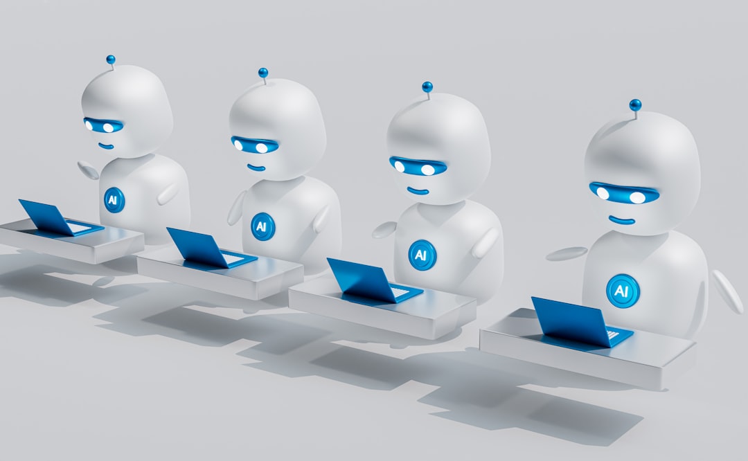 AI workflow automation cover showing a team mapping repetitive business tasks into connected digital steps